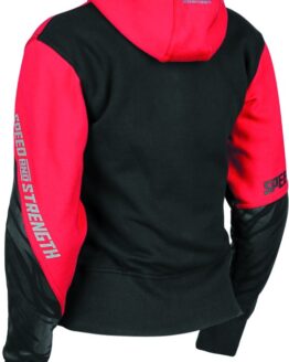 Speed and Strength Cat Outa Hell Hoodie Red/Black Womens XS