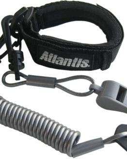 Atlantis Pro Floating Wrist Lanyard Red with Whistle