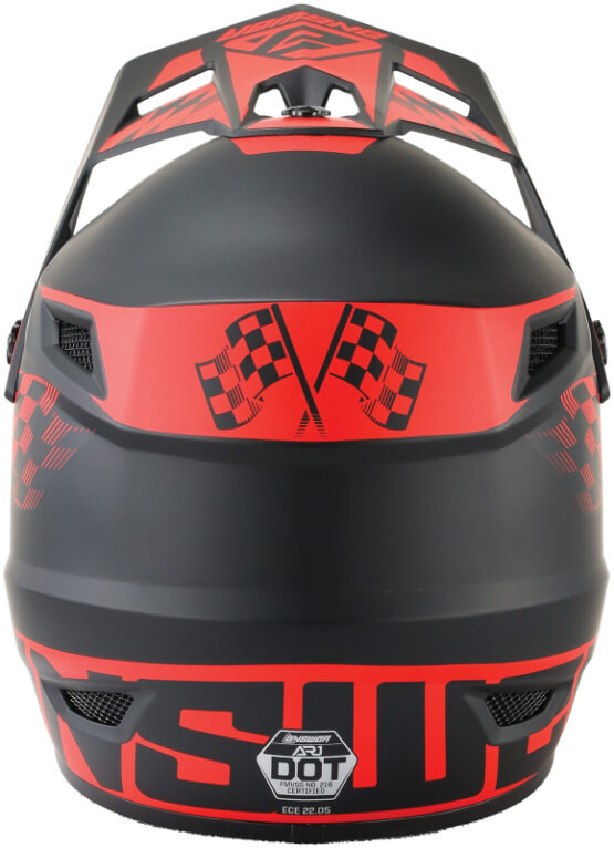 Answer AR1 Sweep Helmet Black/Red Youth Small - Image 2