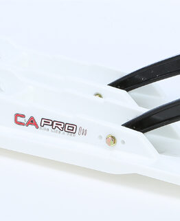 C&A XCS Pro Skis White Pair Fits 90-19 Arctic Cat Polaris Ski Doo Yamaha