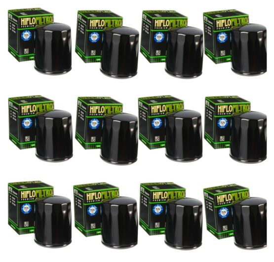 HF171B Oil Filter - Black - 12 Pack