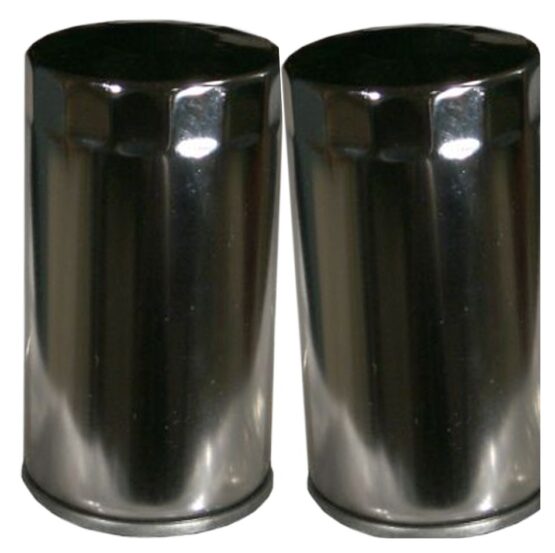 HF173C Oil Filter - Chrome - 2 Pack