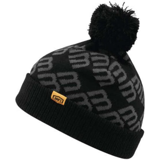 100% BB33 Cuff Beanie Black/Charcoal