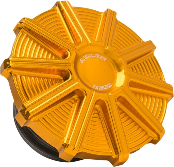 Arlen Ness 10 Gauge Gold Vented Gas Cap