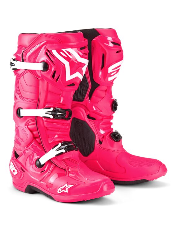 Alpinestars Tech 10 Boots Diva Pink/White US 14