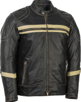 Highway 21 Motordrome Jacket Antique Black Medium Men's