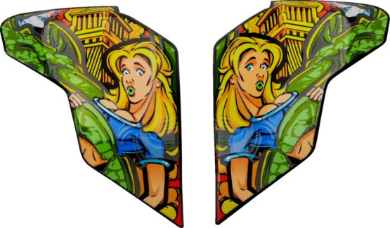 Icon Airflite Helmet Side Plates Bugoid Blitz Blue One Size