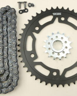 V3 Chain & Sprocket Kit Black SX Chain 520 15/45 Black Steel