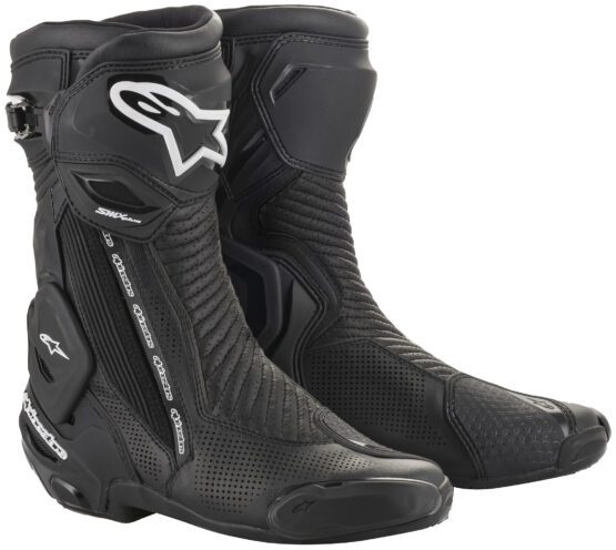 SMX Plus V2 Vented Boots Black Size 48 For Motorcycle Riders
