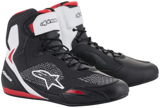Alpinestars FSTR-3 Knit Shoe Black/White/Red Size 12