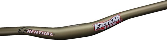 Renthal Fatbar Lite35 Handlebar 10mm Rise Gold Anodized Aluminum - Image 2