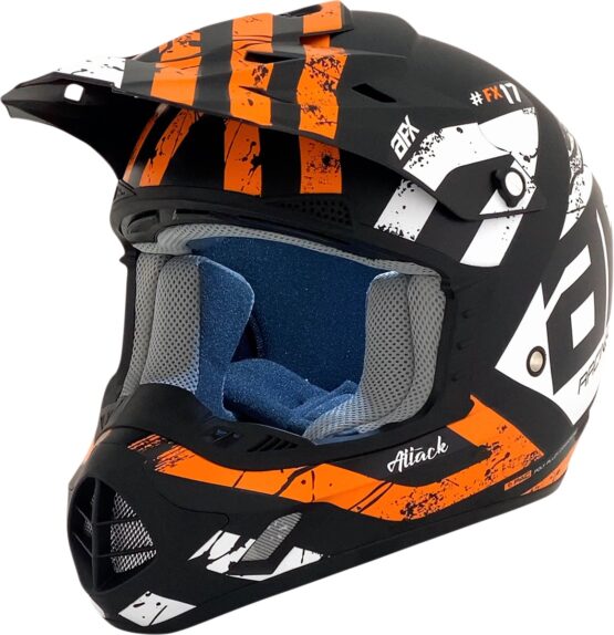 AFX FX-17 Attack Helmet Matte Orange Black 4XL Adult