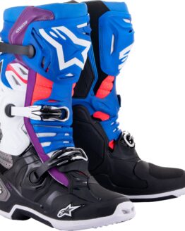 Alpinestars Tech 10 Supervented Boots Black/Blue/Purple/White US 11