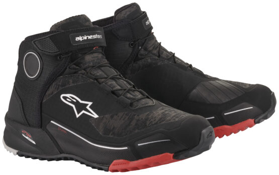CR-X DS R Shoe Black Camouflage Red Size 9 by Alpinestars