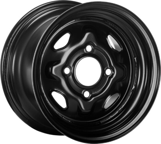 Sedona Steel 12x7 4/110 2+5 Black Rear ATV/UTV Wheel - Image 2