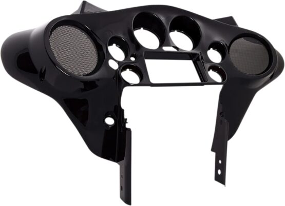 Saddle Tramp Inner Fairing Double DIN Black For Harley FLH 1996-2013 - Image 2