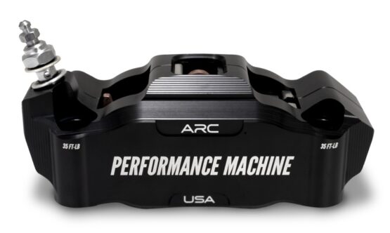 Performance Machine Race Radial Front Right Caliper Black - Image 2