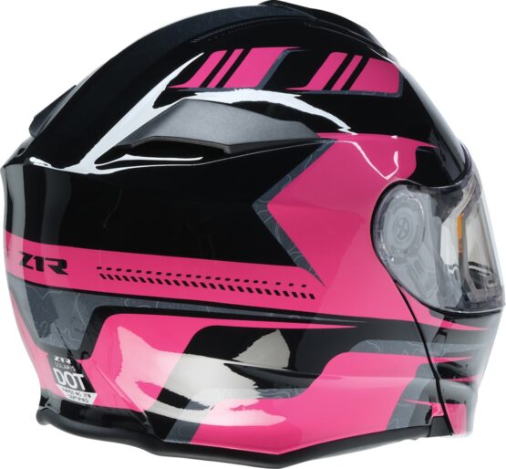 Z1R Solaris First Tracks Modular Snow Electric Helmet L Pink - Image 2