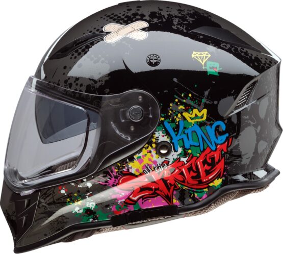 Z1R Nemesis Distro Helmet - Small, Gray/Multi