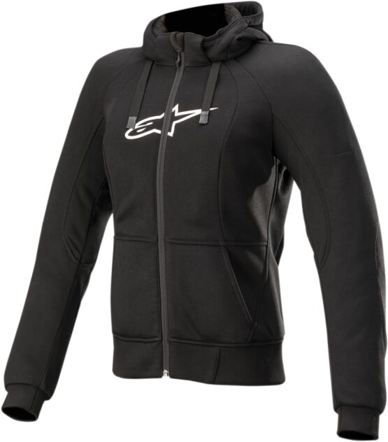 Black Stella Chrome Sport Hoodie Jacket - X-Large