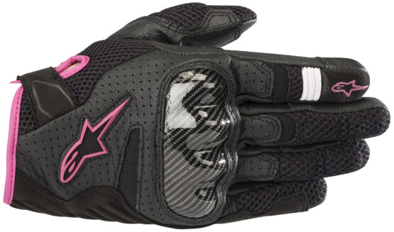 Alpinestars ST SMX-1 Air V2 Gloves Black/Fuchsia XS