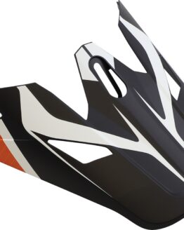 Z1R Rise Helmet Visor Flame Graphic Black White Orange Adult
