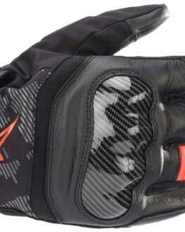 Alpinestars SMX-Z DS Gloves Black/Red Large Men's Leather/Textile