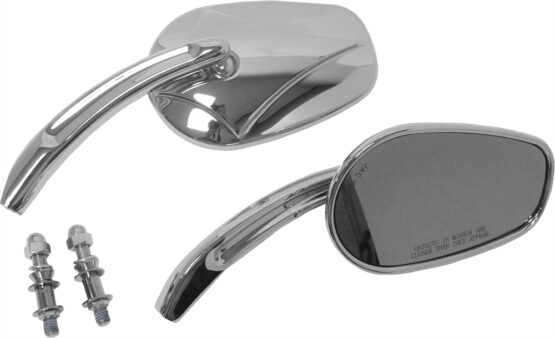 Chrome Arrow Head Custom Die Cast Mirrors