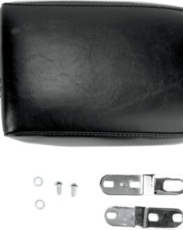 Bare Bones Smooth Vinyl Pillion Pad - Black