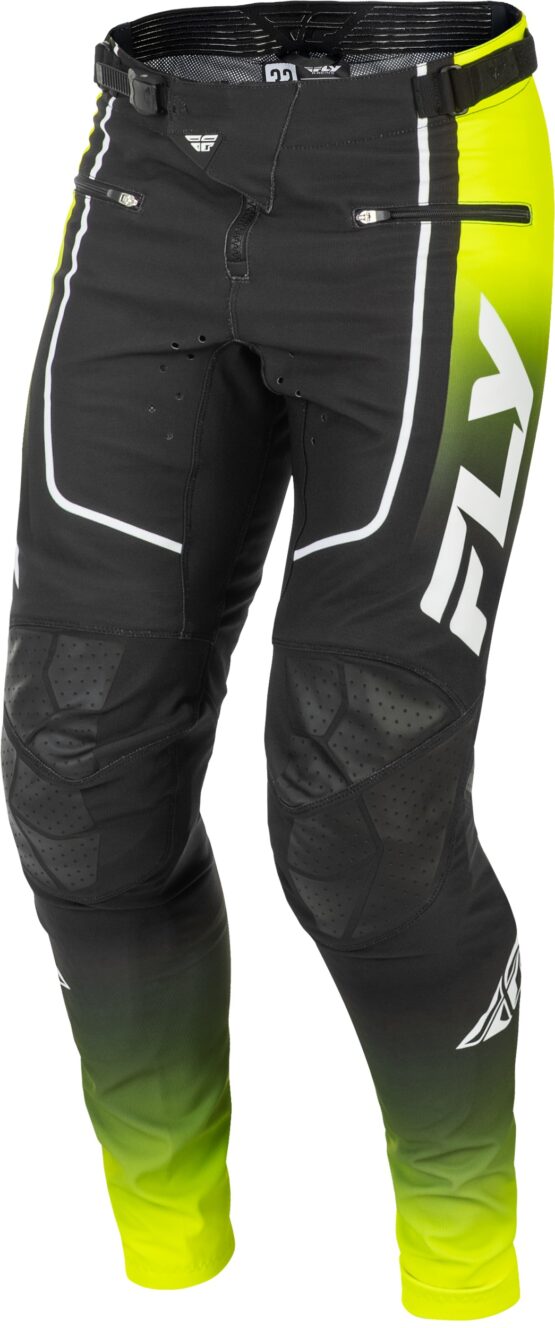 Fly Racing Rayce Bicycle Pants Lime/Black/White Men's 34 - Image 3
