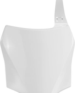 Front Number Plate - White