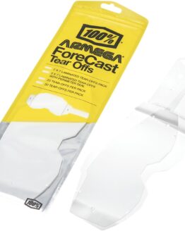 100% Armega Forecast Standard Tearoffs Clear 50-Pack