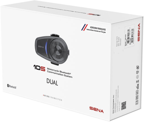10S Motorcycle Bluetooth Communication System/Dual Pack