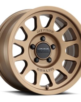 MR703 17x8.5 0mm Offset 5x5 71.5mm CB Method Bronze Wheel