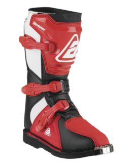 Answer AR1 Youth Motocross Boots Black/Red Size 4
