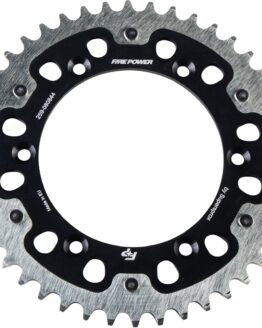 FIRE POWER Hybrid Rear Sprocket 44T Black/Silver