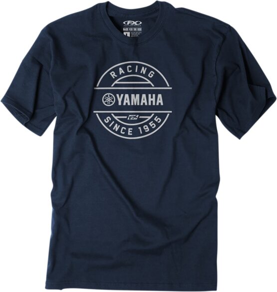 Men's Yamaha Crest Tee Navy XL by Factory Effex