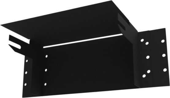 Saddle Tramp Amp Mounting Bracket Black For 1998-2013 Harley FLH - Image 2
