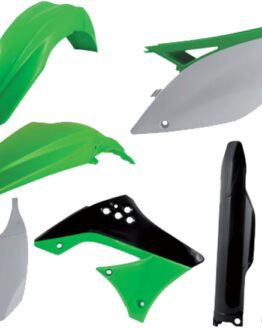 Full Plastic Kit - Green/White/Black Original 11-12
