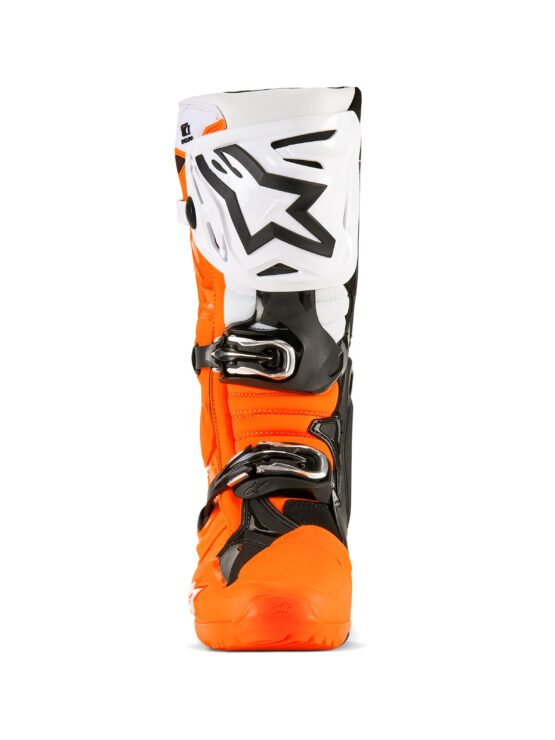 Alpinestars Tech 10 Enduro Boots Orange/Black/White US 12 - Image 3