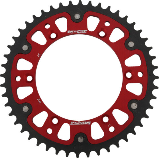 Supersprox Stealth Rear Sprocket 48T Red 520 Chain Fits Beta Suzuki Gas Gas