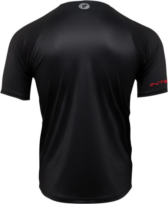 Thor Intense Assist Chex Short-Sleeve Jersey Gray/Black/Red Men's M - Image 3