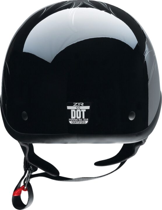 Z1R CC Beanie Hellfire Helmet - Medium Gray Gloss - Image 2