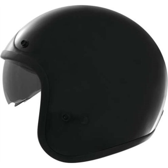 THH Helmets T-383 Open Face Helmet Black XS