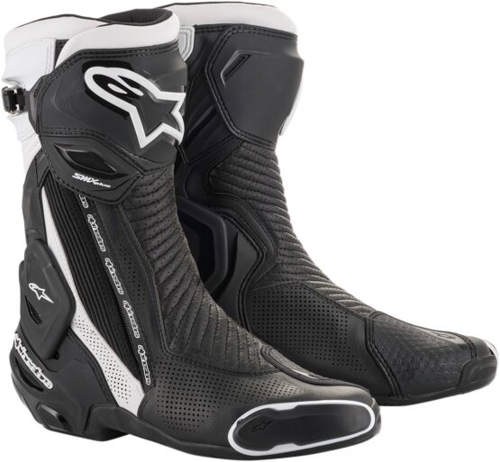 SMX Plus Street Riding Boots Black/White US 7.5