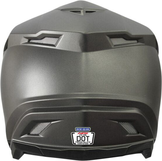 FX-19R Full Face Offroad Helmet Matte Gray X-Large - Image 2