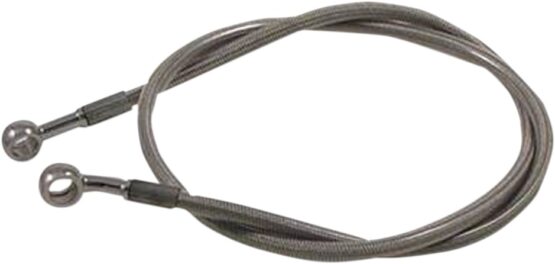 PowerMadd Extended Brake Line 38in Silver For Polaris AXYS