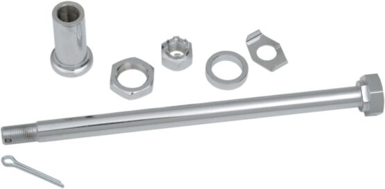 Drag Specialties Rear Axle Kit Chrome For Harley FLH Electra Glide