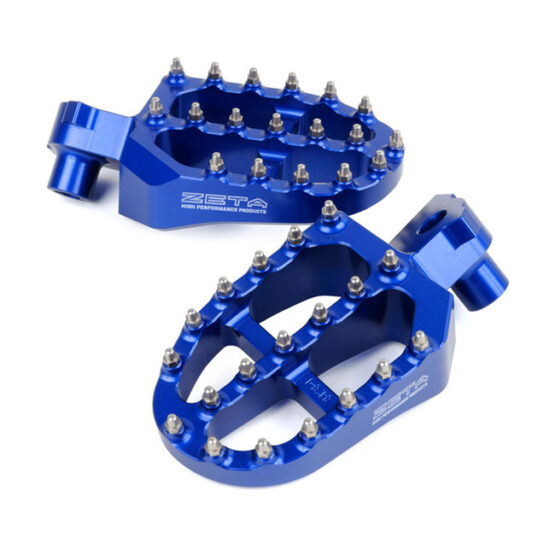 ZETA Aluminum Footpegs Blue For Yamaha XTZ700 Tenere 2020-2024