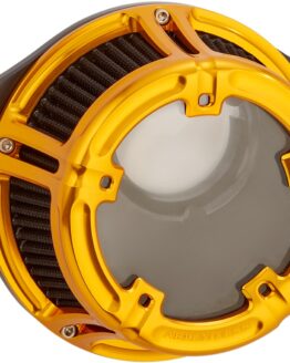 Arlen Ness Method Clear Sucker Air Cleaner Kit, Gold